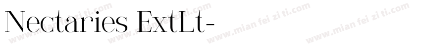 Nectaries ExtLt字体转换